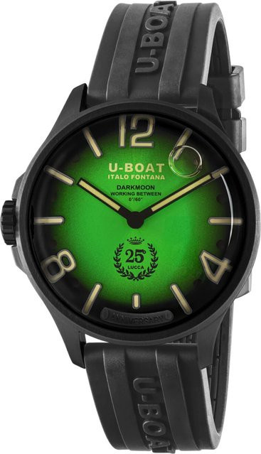U-Boat Armbanduhr, Quarz, Edelstahl, 46 mm, Herren, Grün - Bild 1