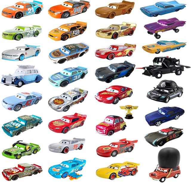 Disney Pixar Cars Lightning McQueen Jackson Storm Cruz Ramirez, Druckguss-Automodelle, 1:55, ab 14 Jahren - Bild 1