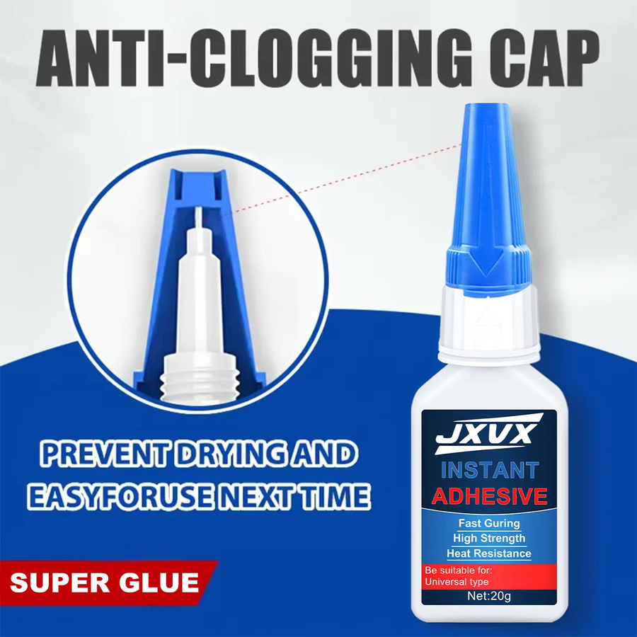 LOOLIFL Professioneller Sekundenkleber Cyanacrylat extra stark in Transparent oder Schwarz für Metall, Kunststoff, Holz und Glas - Bild 4