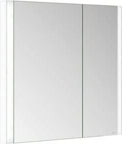 Keuco Spiegelschrank Somaris 2-türig in Weiß, B/H/T: 80 x 71 x 11,5 cm - Bild 1