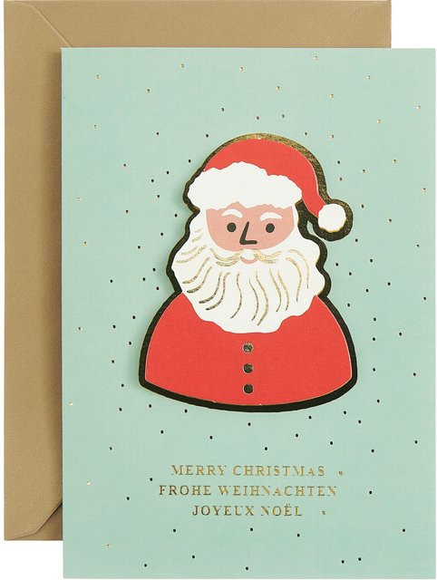 Rico Design 3D-Kartenset Weihnachtsmann B6 für Erwachsene - Bild 1