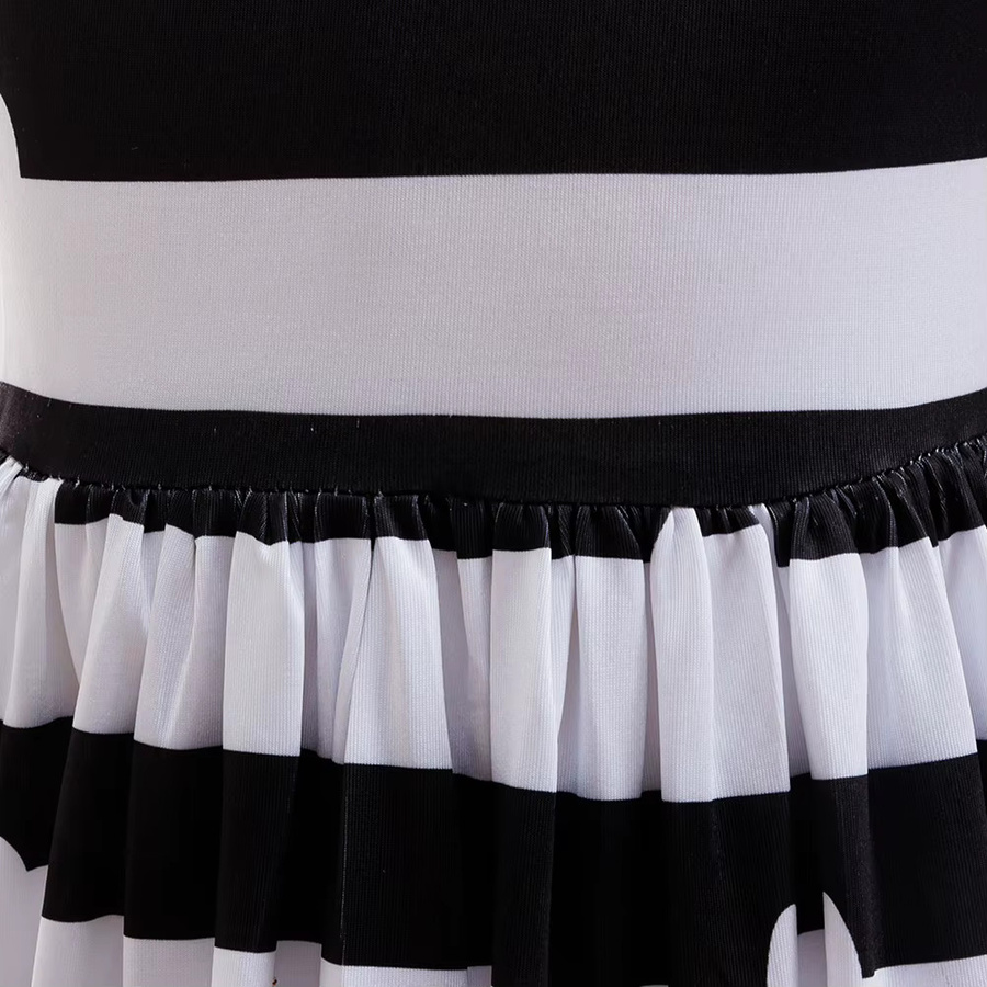 keaiyouhuo Halloween-Kostüm Mädchen, niedliche Katze, schwarz-weiß, Plüsch / Textil - Bild 5