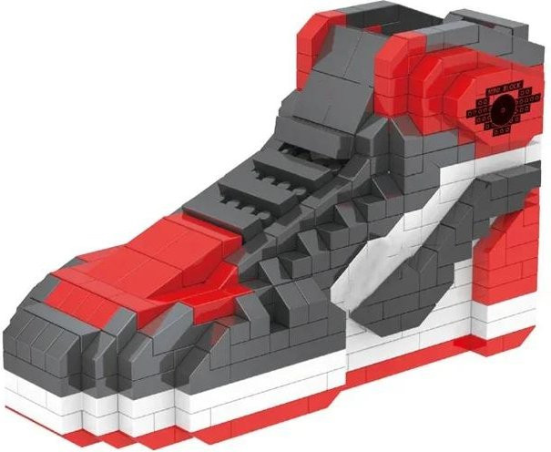 Yiran toy 1 Mini Sport Basketballschuhe Bausteine Sneaker DIY Montage Spielzeug - Bild 1