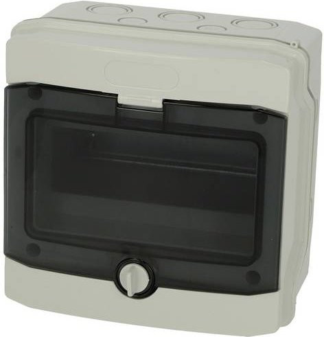 Fibox MCE65 8M 7350002 Gehäuse aus Thermoplast in Grau, B/T/H: 20 x 20 x 12 cm - Bild 1