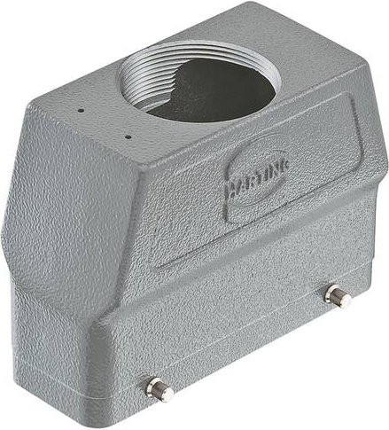 HARTING Tüllengehäuse 09 30 024 0425 in Grau aus Aluminium - Bild 1