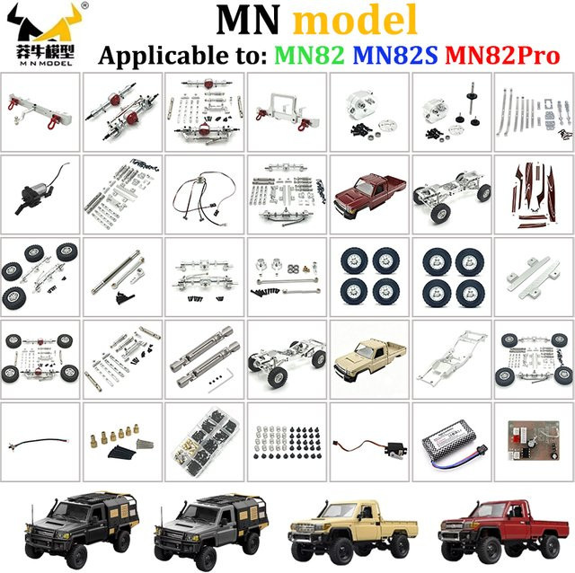 YIEN MN82 MN82S MN82PRO RC Auto Ersatzteile, 1/12, Metall-Upgrade - Bild 1