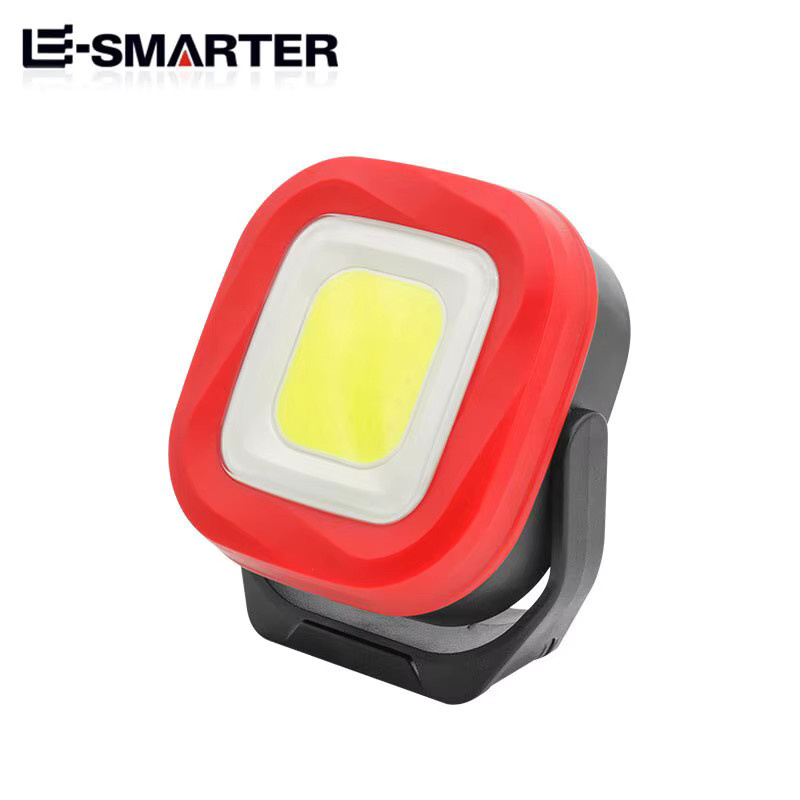 ESMARTER COB LED Notfall-Arbeitsleuchte mit 4 Beleuchtungsmodi, 2400mAh wiederaufladbar, wasserdicht und magnetisch, Farbe: Weiß und Rot - Bild 5