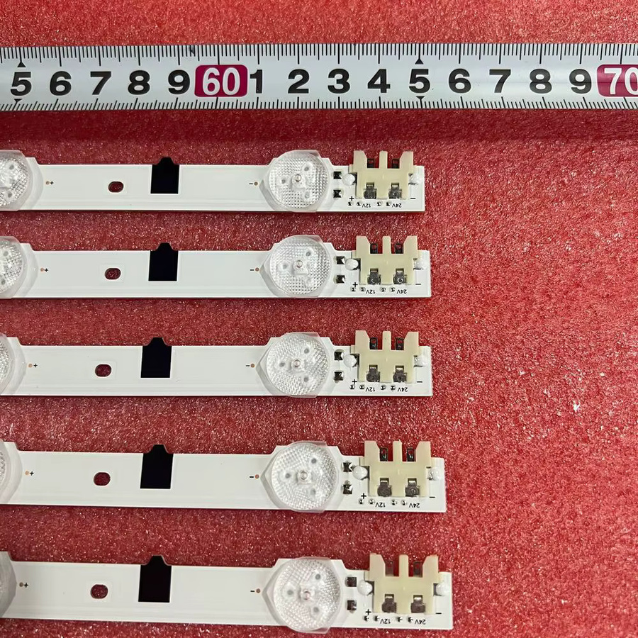 LED-Streifen für Samsung TV Modelle UE32F6510 UE32F6800 UE32F6270 UE32F6170 UE32F6240 UE32F5020AK UE32F6100AK UE32F5000AK UE32F4500AK in Weiß - Bild 2
