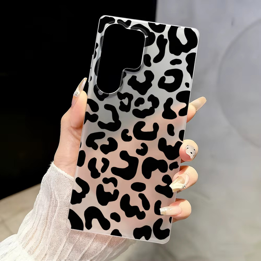 Matte TPU Leoparden Handyhülle von AKABEILA für Samsung Galaxy S25 Ultra, S24 FE, S23, A56 5G, A55, A54, A53, A36, A35, A34, A26, A17, A16, A15, A07, A06, A05s in Multicolour - Bild 2