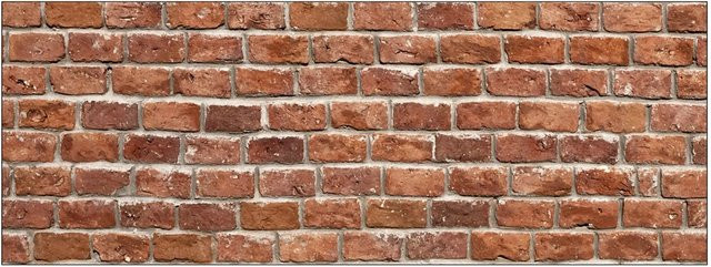 MySpotti Küchenrückwand Profix Cucina Brick Wall in Ziegelrot mit Fliesenoptik aus Aluminium, Breite: 160 cm, Höhe: 60 cm - Bild 1