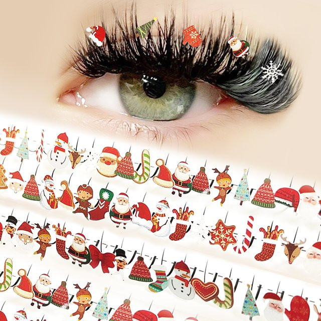 Honigwimpern Falsche Wimpern, Schimmernd, Unisex - Bild 1