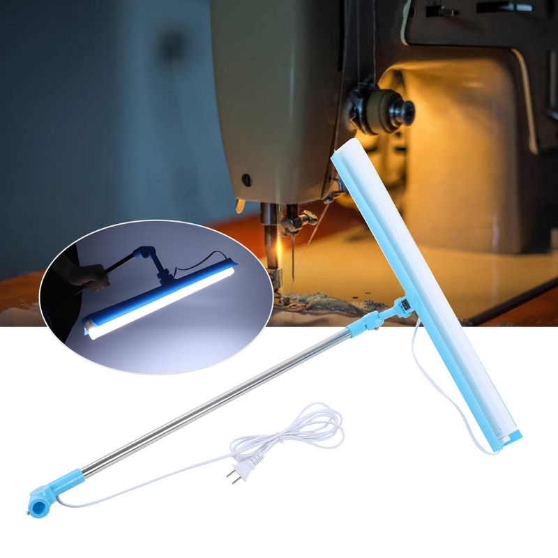 Igeteck LED Nähmaschinenlampe mit Clip und verstellbarer Arbeitsleuchte in Weiß - Bild 2