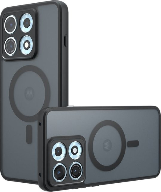 Techsuit MagSafe-Hülle für Motorola Edge 70 Max in Satin Schwarz - Bild 1
