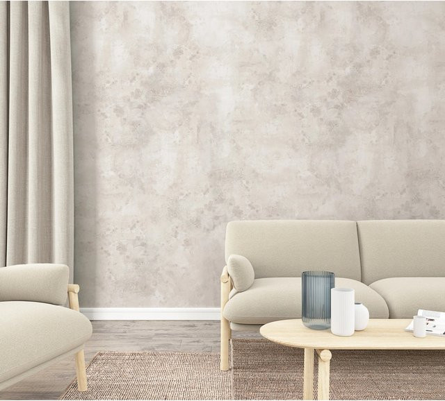 Marburg Vliestapete Smart Art Easy Betonoptik Beige B: 159 cm x H: 270 cm - Bild 1