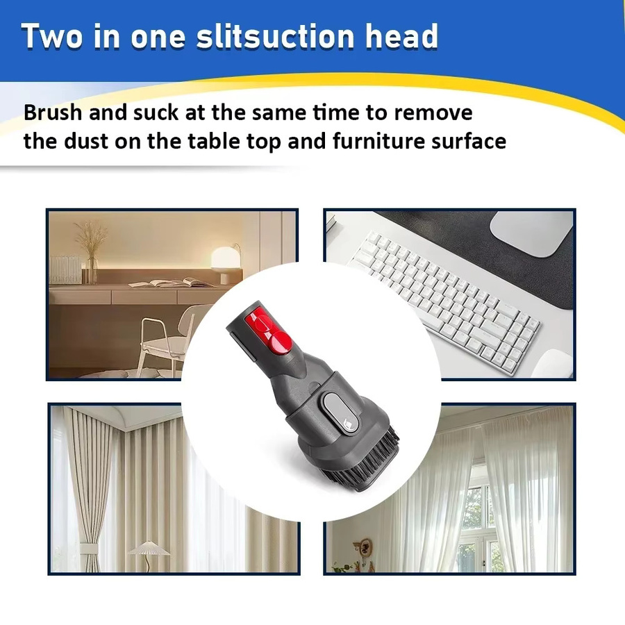 2-in-1 Saugkopfbürste als Ersatzteil für Dyson Staubsauger V7 V8 V10 V11 V15 - Bild 2