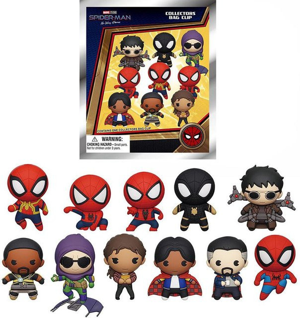 Marvel Spider-Man 3D Figur Blind Box Schlüsselanhänger - Bild 1