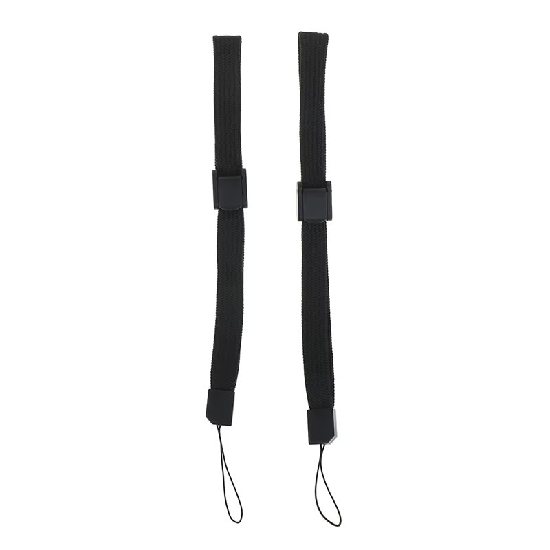 2er-Set Universal Handgelenk-Handschlaufen aus Stoff für Nintendo Wii Controller in Schwarz - Bild 2