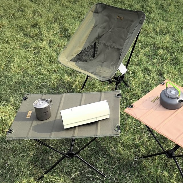 TARKA Klapptisch für Camping und Picknick aus Oxford-Stoff in Grün - Bild 1