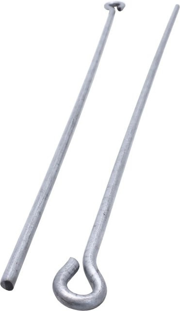 Protektor Abhängedraht aus Stahl in Silber mit Ø 6 mm Öse und 250 mm Länge für die Deckenabhängung - Bild 1