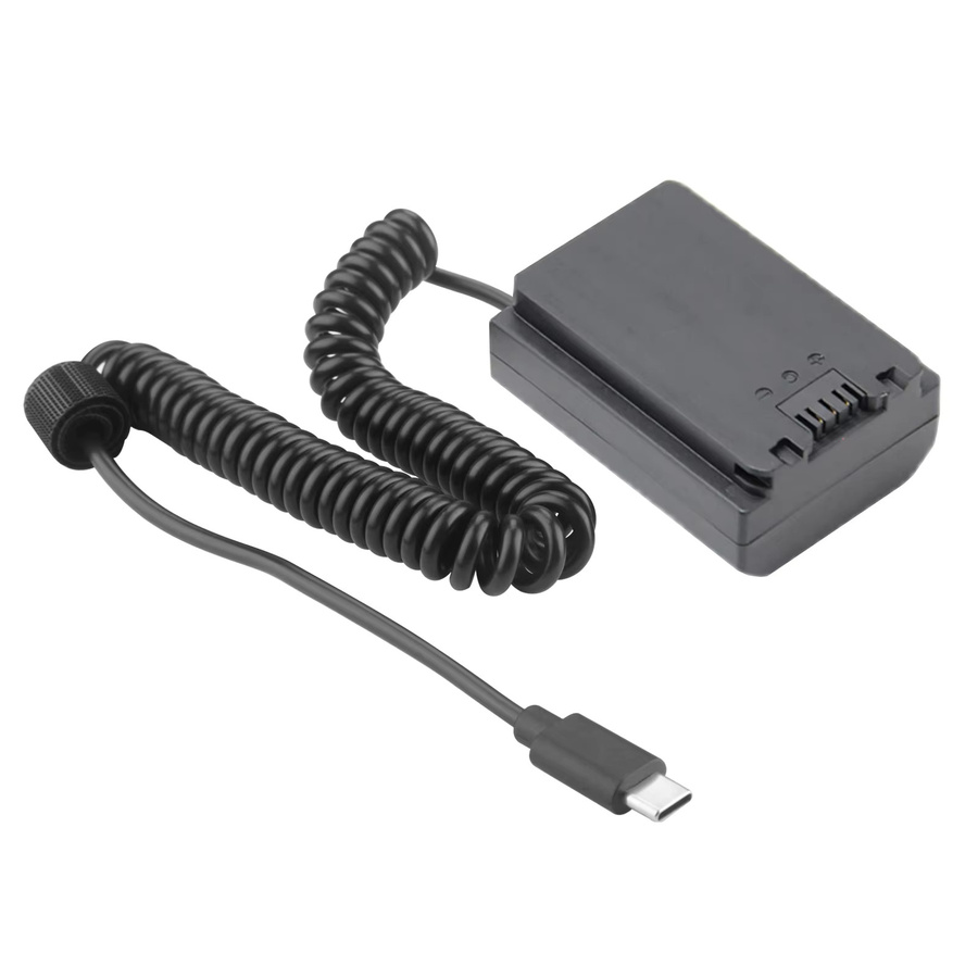 Sony NP-FZ100 Dummy-Akku-Adapter in Schwarz für Sony Alpha Kameras wie A7IV, A6600, A7SIII, A7C, A1, FX3, A7RIII, A7RIV, A9, A9R und A9S - Bild 2