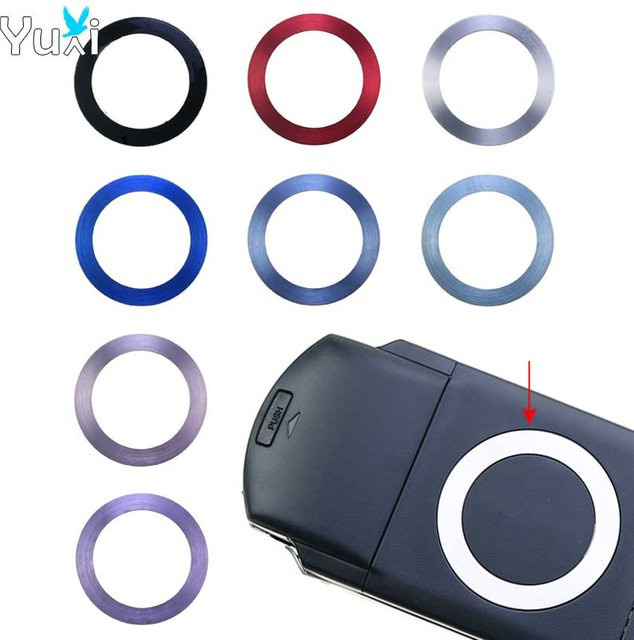 YuXi Stahlring Ersatzteil für PSP 1000 und PSP 2000 Hintertürabdeckung Schale in Silber - Bild 1