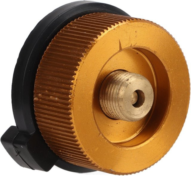 Fishine 2er Set Outdoor Campingkocher Adapter Gaskartuschen Konverter mit Selbstschließfunktion aus Kupfer und Aluminiumlegierung - Bild 1