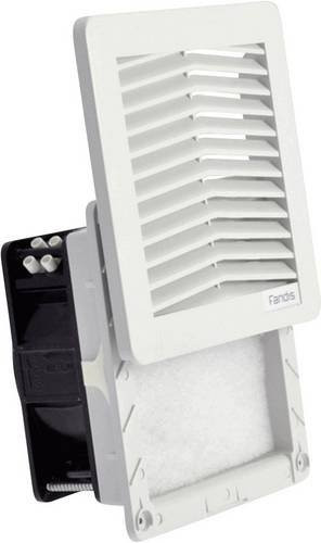 Fandis FF12A115UF Schaltschrank-Lüfter, 115 V/AC, 16W, Weiß, B x H x T: 15,0 x 15,0 x 6,55 cm - Bild 1