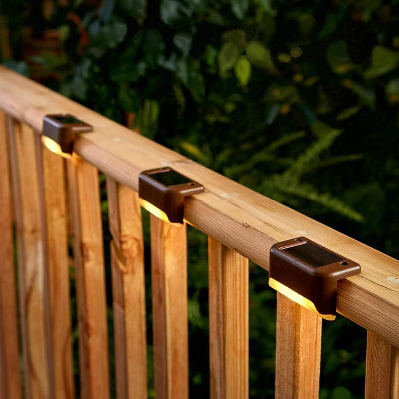 Lanzhong Home Decoration Solar LED Außenleuchte Modern IP65 wetterfest für Garten und Wege in Schwarz-Weiß - Bild 9