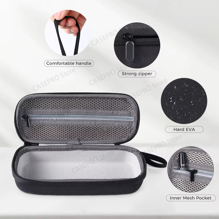 Harte EVA Schutzhülle für Xiaomi Mi Air Pump 1S in Schwarz - Bild 3