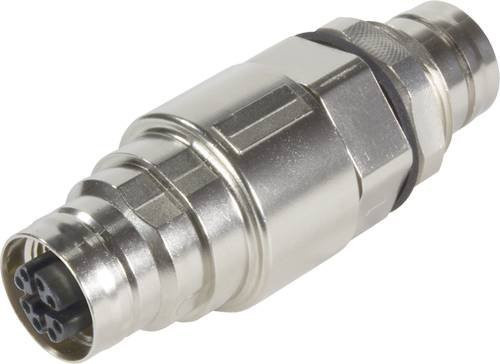 HARTING Wanddurchführung 21033816816 aus Zinkdruckguss in Silber - Bild 1