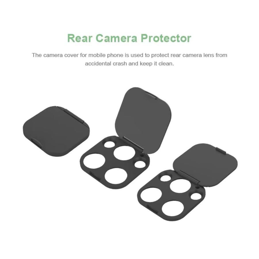 Webcam-Abdeckung für iPhone 14 Pro Max und 14 Plus in Schwarz zum Schutz der Privatsphäre aus Kunststoff - Bild 2