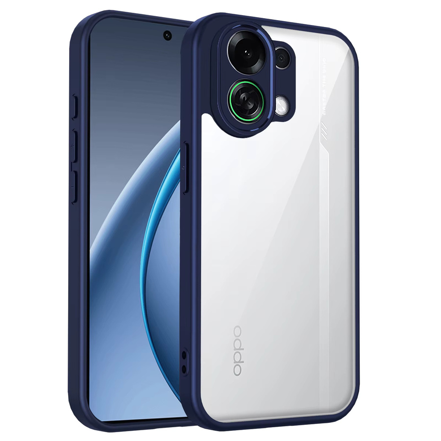 Transparente Silikon Schutzhülle für Oppo K13 Turbo Pro und Oppo K13 Turbo mit matter Rückseite und Luftpolster-Stoßfänger - Bild 2