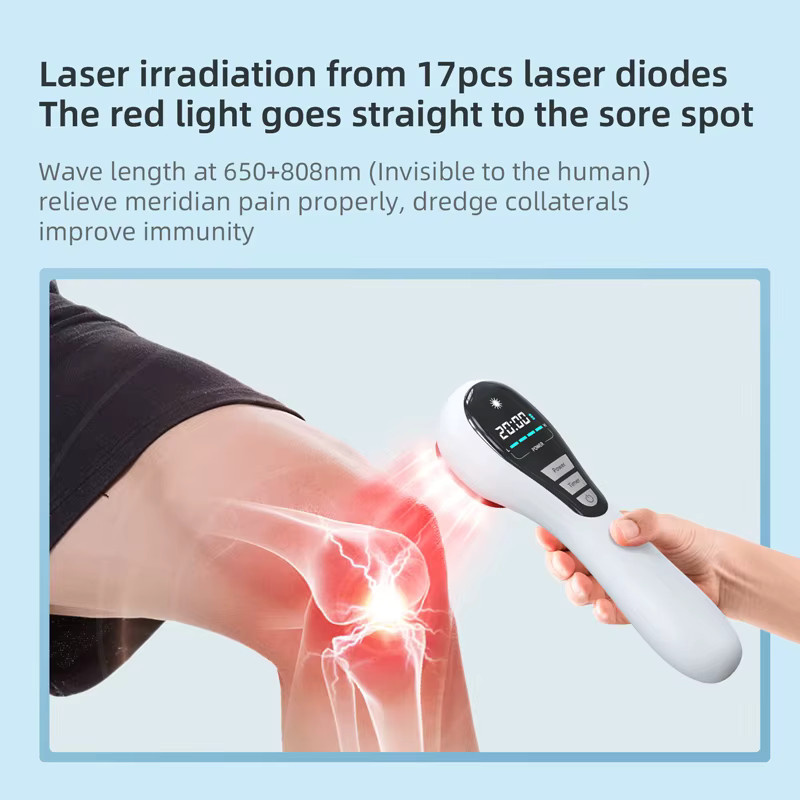 Vilnason Rotlichttherapiegerät zur Schmerzlinderung bei Arthritis und Wundheilung in Weiß - Bild 3