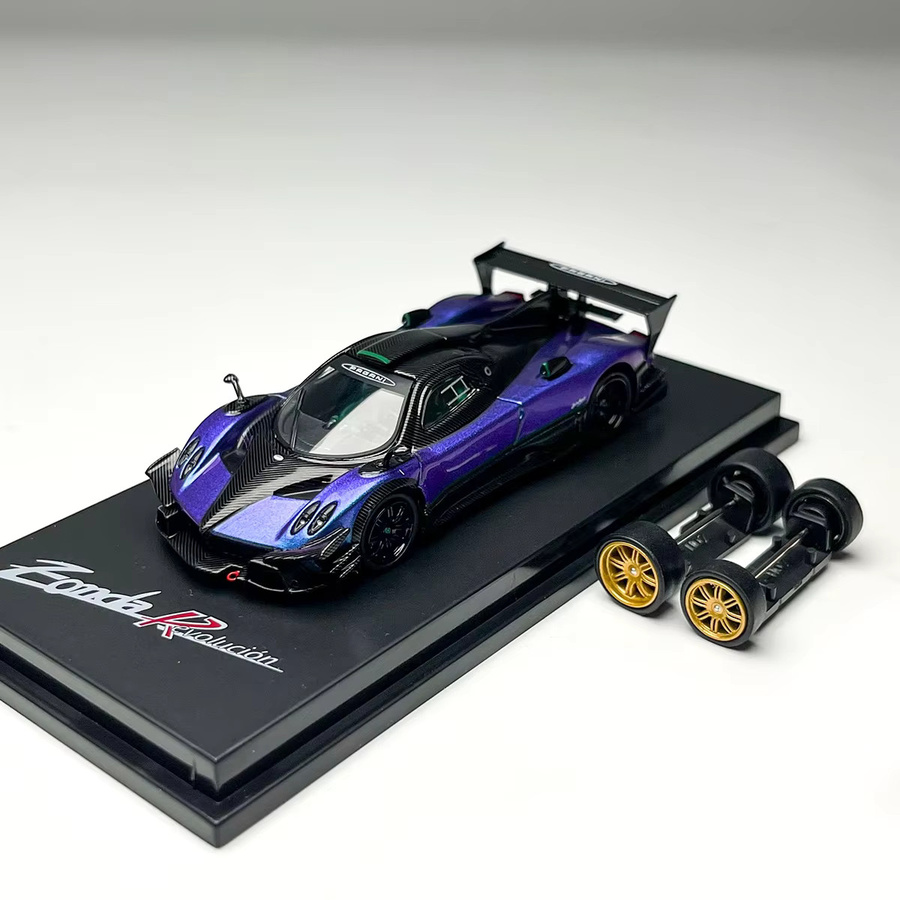 MASSDI Zonda Revlucion-BL, Automodell, 1:64, Metall, Blau - Bild 3