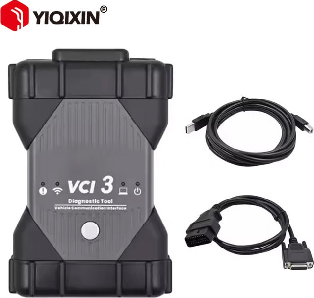 YIQIXIN OBD2 Scanner Renault VCI3 RE 1:1 Diagnosewerkzeug für K-Line Programmierung Schwarz - Bild 1