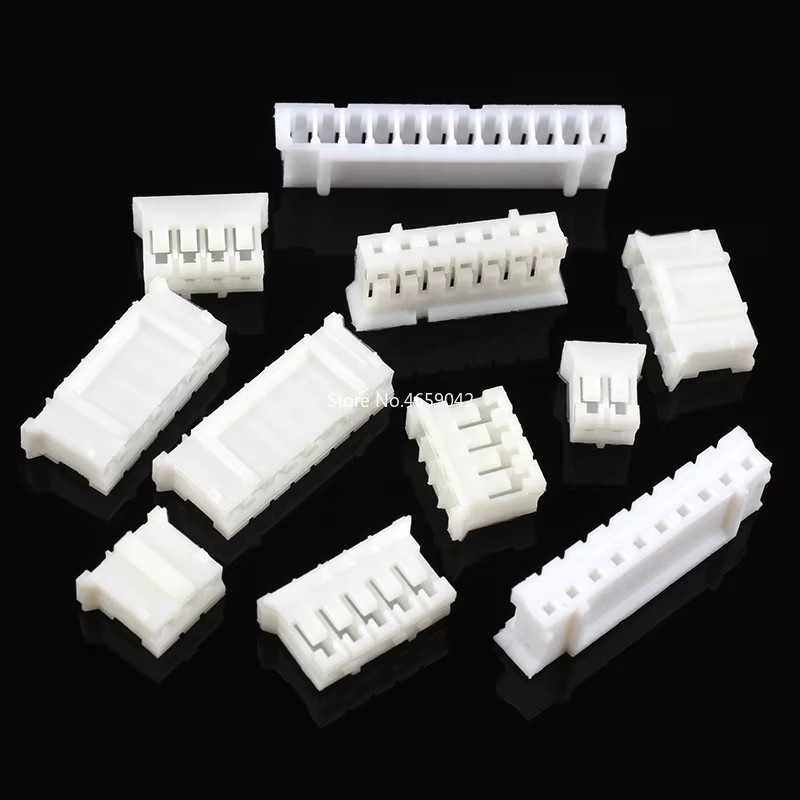 180 Stück PH2.0 JST Stecker Set Männlich und Weiblich mit 2p bis 5p Pin für Batterie und Ladekabel in Weiß - Bild 2