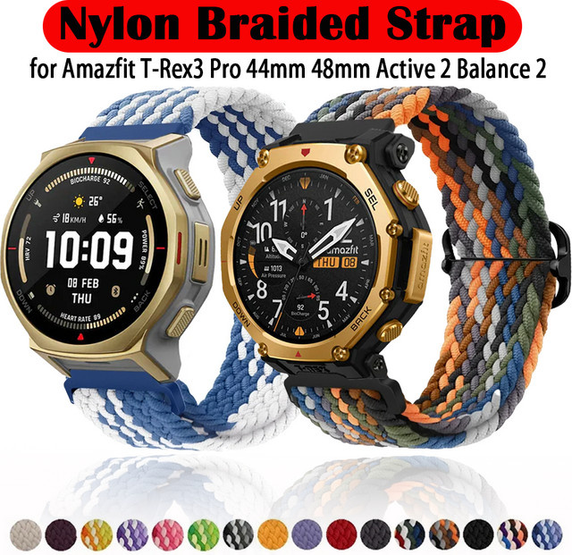 Amazfit Uhrenarmband, geflochtenes Nylon, 20/22 mm, Unisex - Bild 1