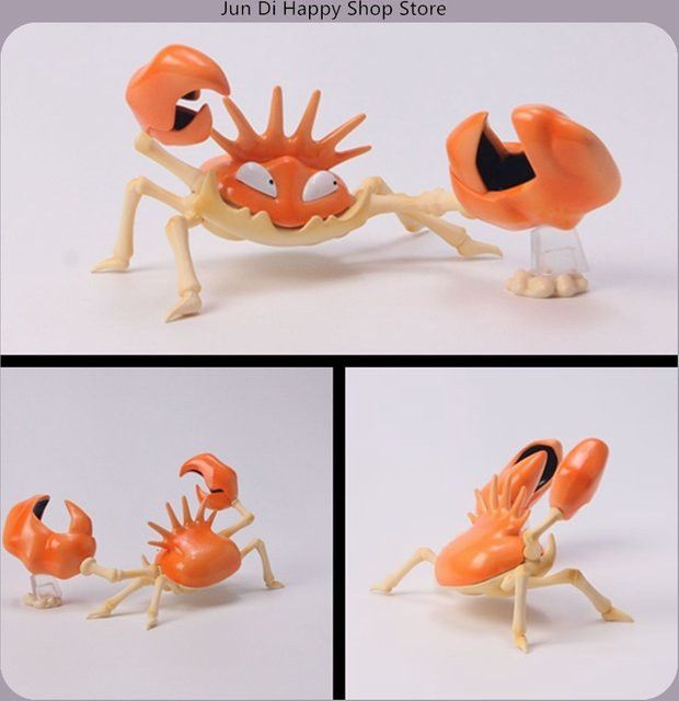 Bandai Anime Figur Kingler Modell Statue in Orange, Höhe: 8 cm - Bild 1