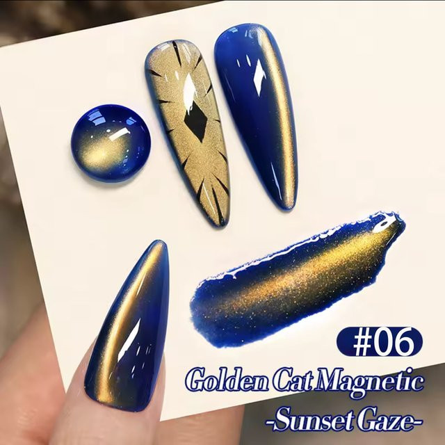 MIANEL Golden Cat Magnetic Sunset Gaze #06 Nagellack, 10 ml, schimmernd - Bild 1