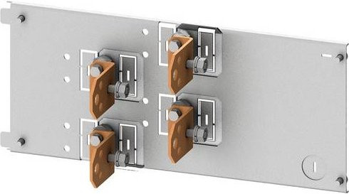 Siemens Energieverteiler 8PQ6000-8BA15 in Silber für den Einbau - Bild 1