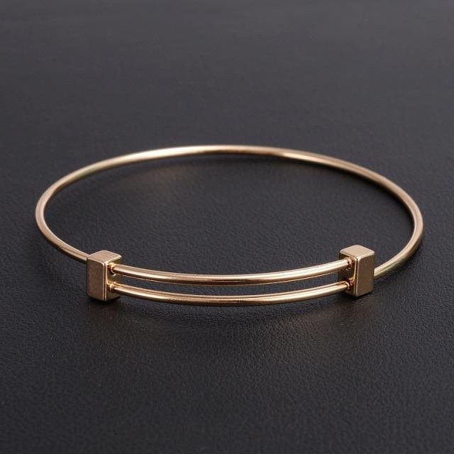 Armband Damen, Kupfer, Schiebe- und Zugarmband - Bild 1