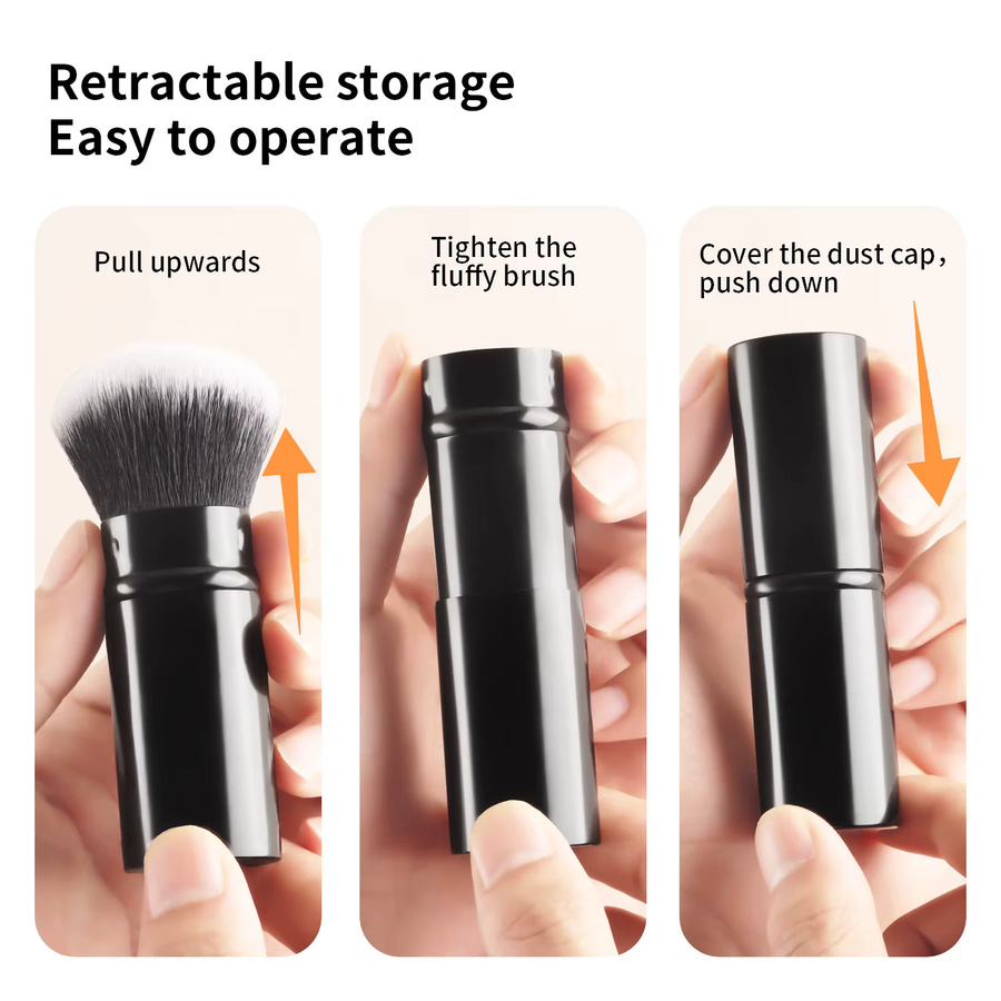 Ronshadow Make-up-Pinsel, Pilzkopf-Pinsel für Puder und Rouge, Unisex - Bild 5