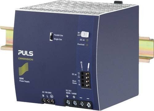 PULS QS40.361 Hutschienen-Netzteil DIN-Rail 36 V/DC 26.7A 960W in Blau - Bild 1