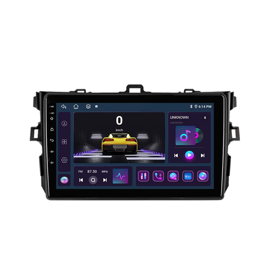 KJ-NAVI Android Autoradio Multimedia Video Player für Toyota Corolla E140 E150 (2006-2013) mit Bluetooth, GPS, 4G und WiFi in Schwarz - Bild 4
