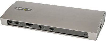 StarTech.com Thunderbolt 4 Dockingstation mit 96W Power Delivery, 3x Thunderbolt 4/USB4, 4x USB-A, SD-Kartenleser und Gigabit Ethernet in Schwarz und Grau - Bild 2
