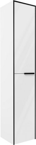 FACKELMANN Hochschrank Flair in Weiss mit 2 Türen und Soft-Close-Funktion, B/T/H: 32,0 x 32,0 x 163,3 cm - Bild 1
