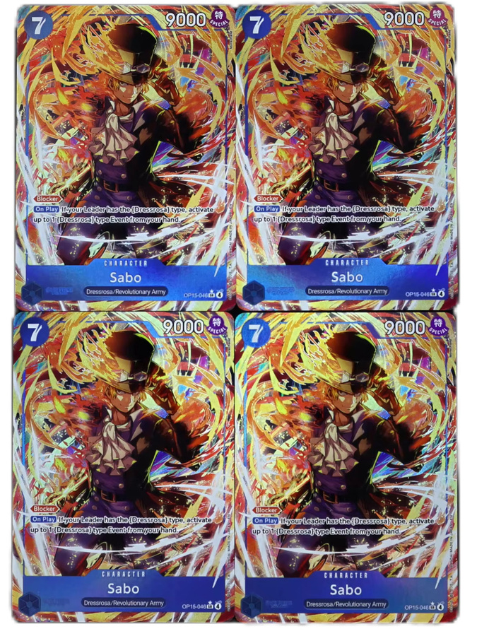 Bandai One Piece Sabo, Sammelkarten, Blau, Englisch - Bild 5