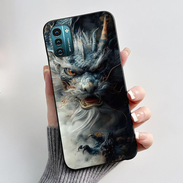 Stoßfeste Silikon TPU Handyhülle für Nokia G21 und G11 (TA-1401, TA-1404) in Multicolor - Bild 1