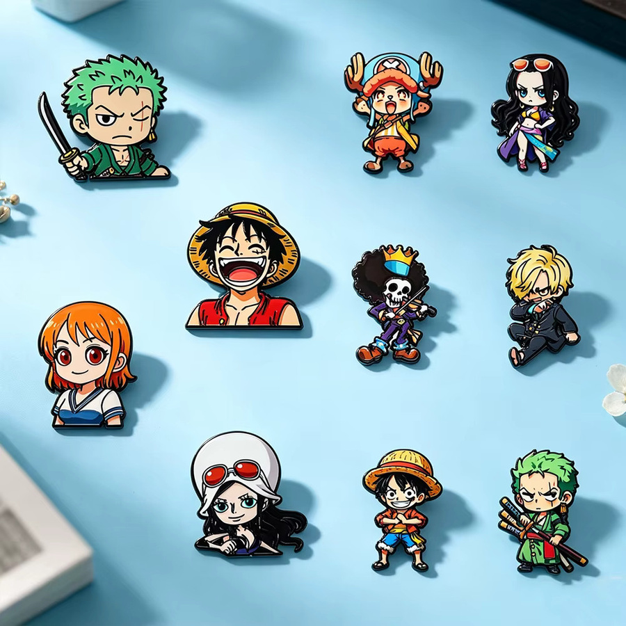 Bandai Broschen, Emaille, Bunt, Herren - Bild 2