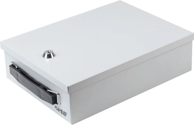 HMF Dokumentenkassette DIN A5 in Lichtgrau B/T/H: 27 x 20 x 8 cm - Bild 1